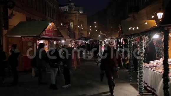 欧洲圣诞节布达佩斯视频的预览图