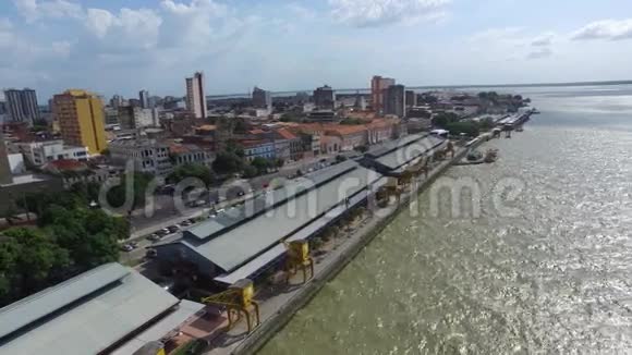 巴西贝伦杜帕拉的空中景观2016年11月视频的预览图