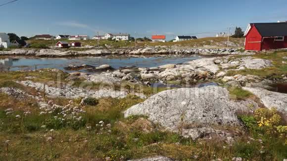 挪威渔村的海湾视频的预览图