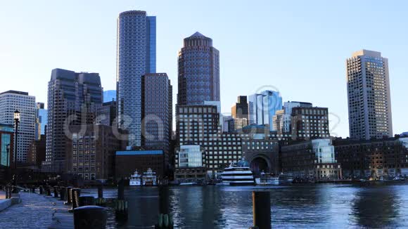 波士顿天际线4K超高清景观视频的预览图