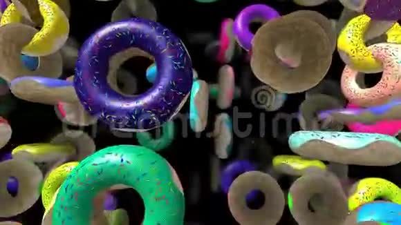 飞行甜甜圈生成3D视频视频的预览图