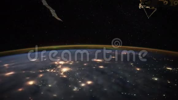 从国际空间站上看到地球和北极光美国宇航局提供的这段视频的元素视频的预览图