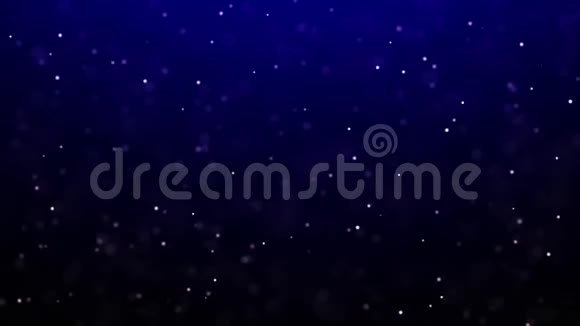 蓝色闪光粒子背景视频的预览图
