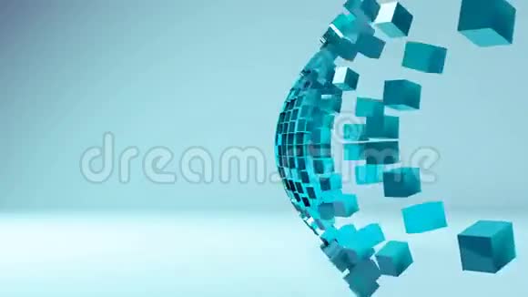 三维球体创建动画视频视频的预览图