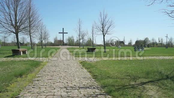 俄罗斯的德国军事纪念墓地视频的预览图