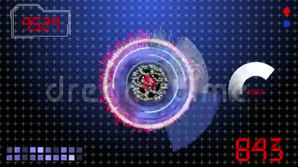 哈德未来主义技术背景视频的预览图