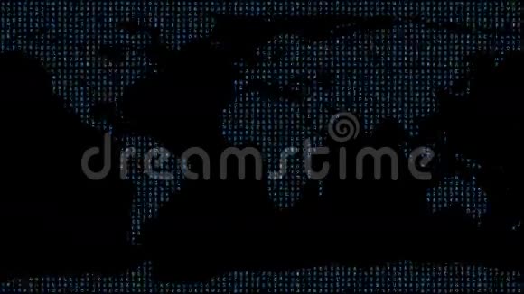 数据编码网络全球数字矩阵视频的预览图
