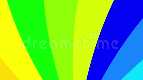 五颜六色的背景彩虹旋转螺旋4k动画视频的预览图