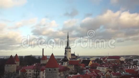 塔林爱沙尼亚老城视频的预览图