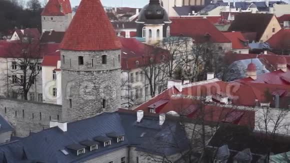 塔林爱沙尼亚老城视频的预览图