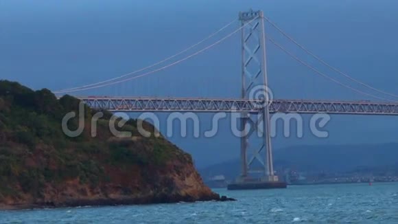 加州旧金山奥克兰湾大桥视频的预览图