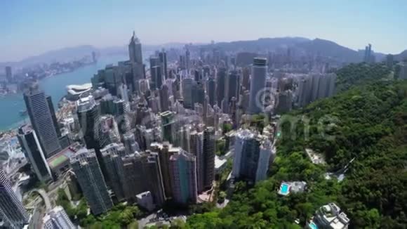 城市航空4K香港视频的预览图