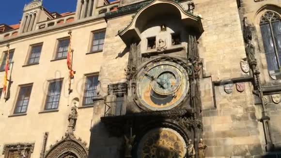 捷克共和国布拉格老城广场视频的预览图