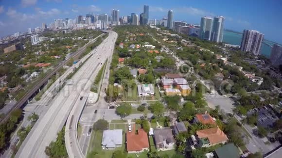空中布里克尔迈阿密前线视频的预览图