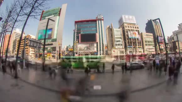 首尔市江南市中心视频的预览图