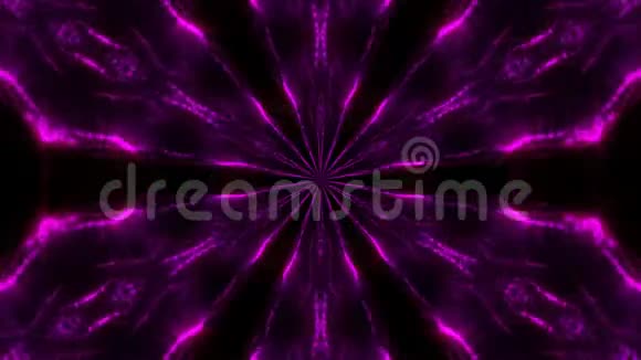 紫色抽象万花筒背景视频的预览图