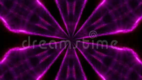 紫色抽象万花筒背景视频的预览图