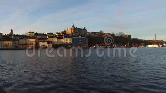 斯德哥尔摩老城城市景观瑞典视频的预览图