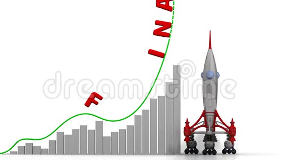 金融增长的曲线图视频的预览图