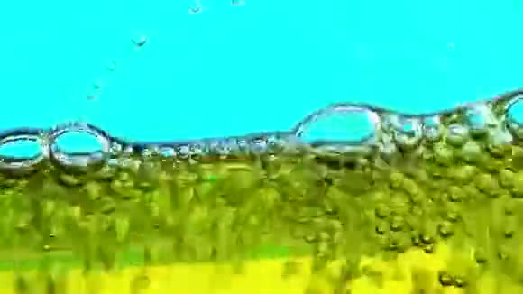 水油气泡背景纹理视频的预览图