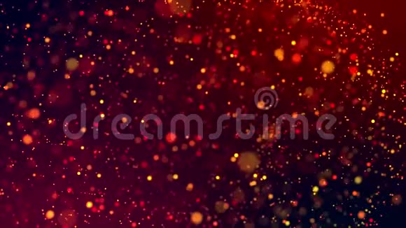 抽象闪光4k背景与闪亮的bokeh闪闪发光的多色粒子为明亮的节日活动使用美洲狮视频的预览图