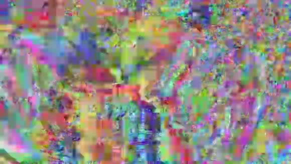 数字错误数据未来主义网络朋克闪耀的背景视频的预览图