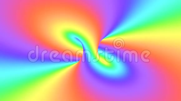 光谱迷幻的光学错觉抽象彩虹催眠动画背景色彩鲜艳的墙纸视频的预览图