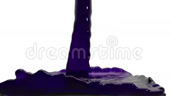 喷气透明紫罗兰液体填充屏幕阿尔法哑光包括在内三维渲染很高的模拟和渲染视频的预览图