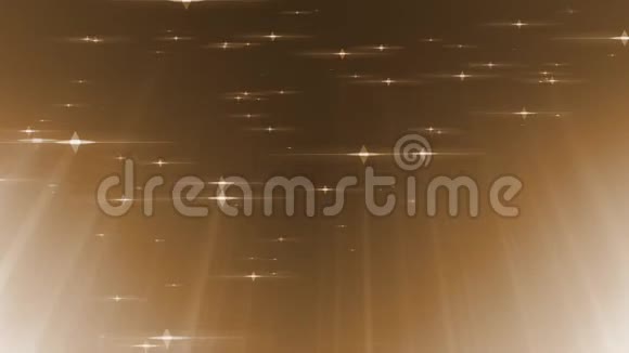 带雷斯光背景环的粒子星视频的预览图