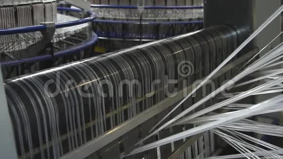 纺织工业纱线线轴视频的预览图