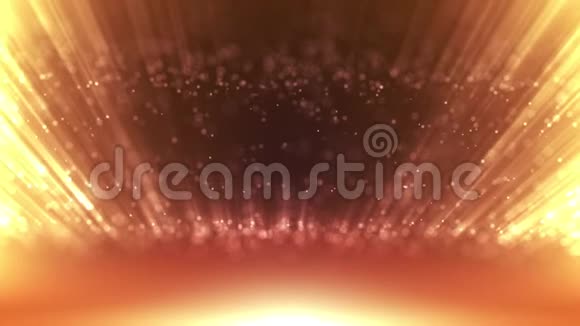 金光闪闪的微粒光尘埃抽象的背景视频的预览图