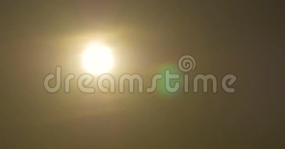 美丽的橙色日落时间视频的预览图