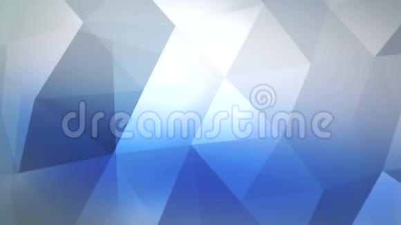 运动蓝色三角形抽象背景视频的预览图