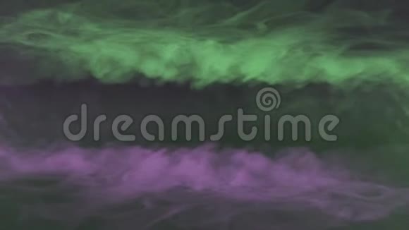 自然彩色对称烟云湍流抽象动画新品质彩色酷酷艺术视频的预览图