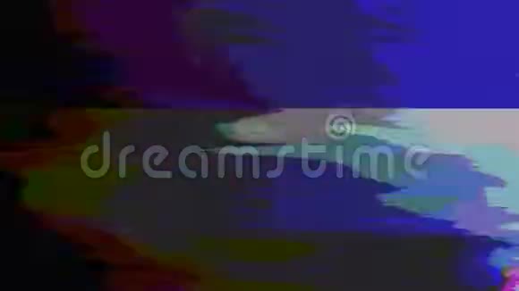 彩色霓虹灯未来主义梦幻彩图案背景视频的预览图