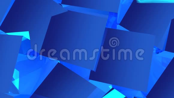 玻璃表面抽象蓝色背景视频的预览图