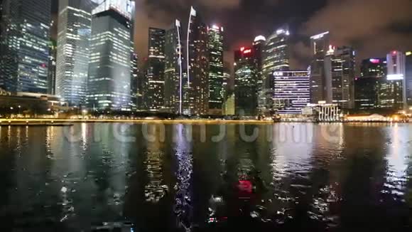 新加坡滨海湾夜景旅行视频的预览图