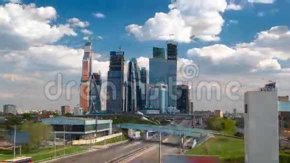 摩天大楼国际商务中心城市视频的预览图