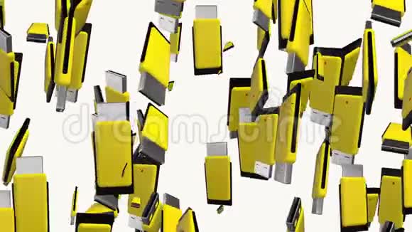 黄色usb闪存驱动器视频的预览图