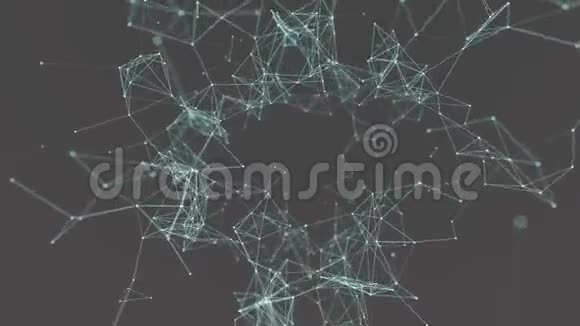 技术抽象几何背景丛视频的预览图