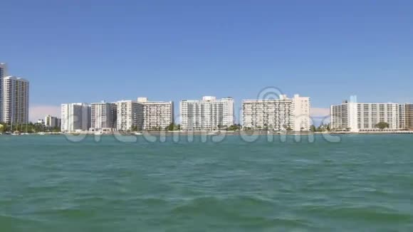 迈阿密夏日旅游船乘坐4k佛罗里达美国视频的预览图
