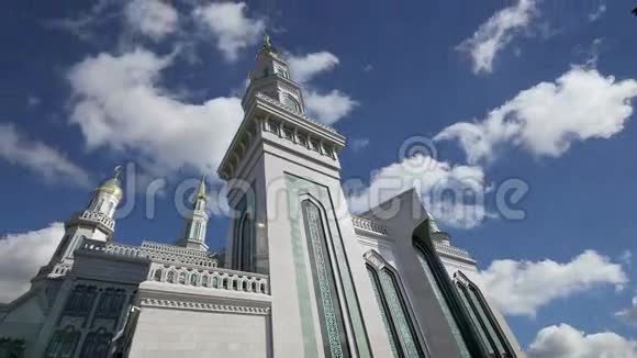 俄罗斯莫斯科大教堂清真寺视频的预览图