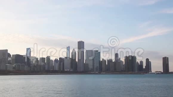 芝加哥市中心城市景观视频的预览图