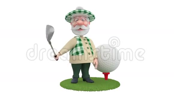 3D小高尔夫球手视频的预览图