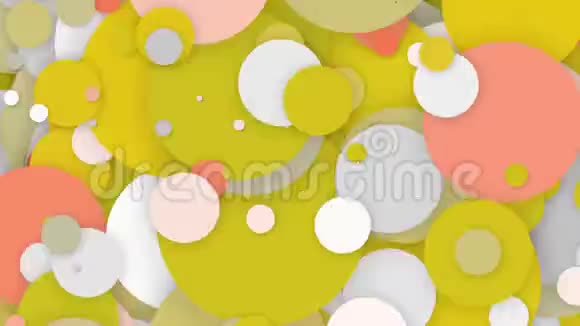 抽象的彩色圆圈视频的预览图