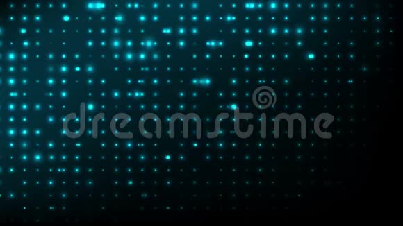 霓虹灯闪烁的蓝灯抽象闪亮的视频动画视频的预览图