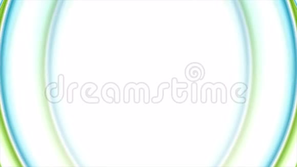 蓝绿的彩虹流浪视频动画视频的预览图