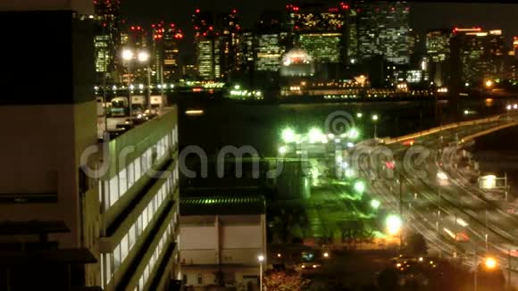 东京夜景的时间推移视频的预览图