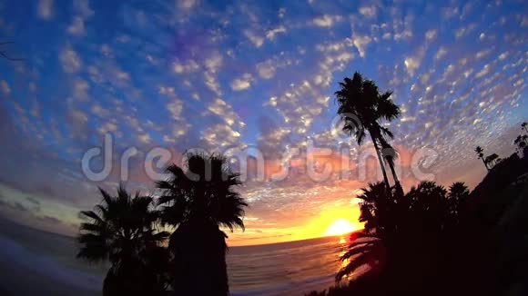 西南角的太平洋日落视频的预览图