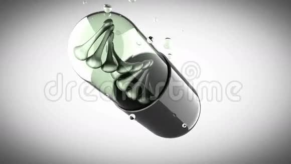 循环旋转透明胶囊视频的预览图